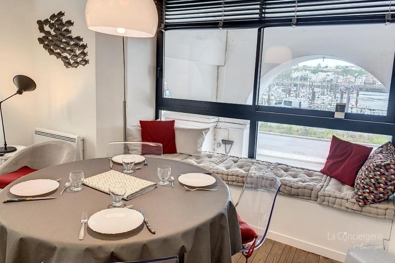 Dm20 - Les Arcades Vue Sur Le Port Apartment Dieppe Exterior photo